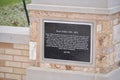 Davey O`brien Plaque at Texas Christian University